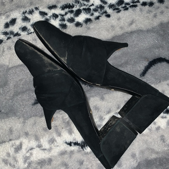 VIONIC Presley Black Velvet Bow Mules — 6.5 - Picture 3 of 11